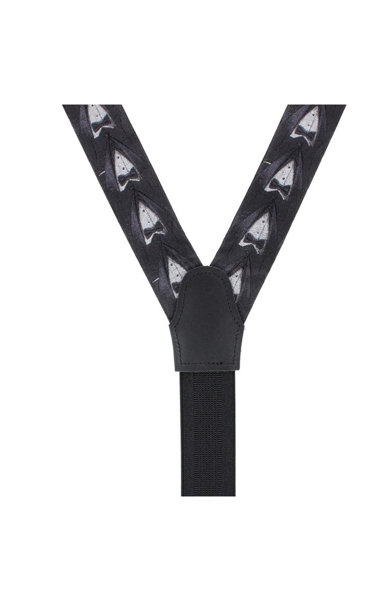Trafalgar The Formal Affair Sik Novelty Formal End Suspenders, Alternate, color, Black
