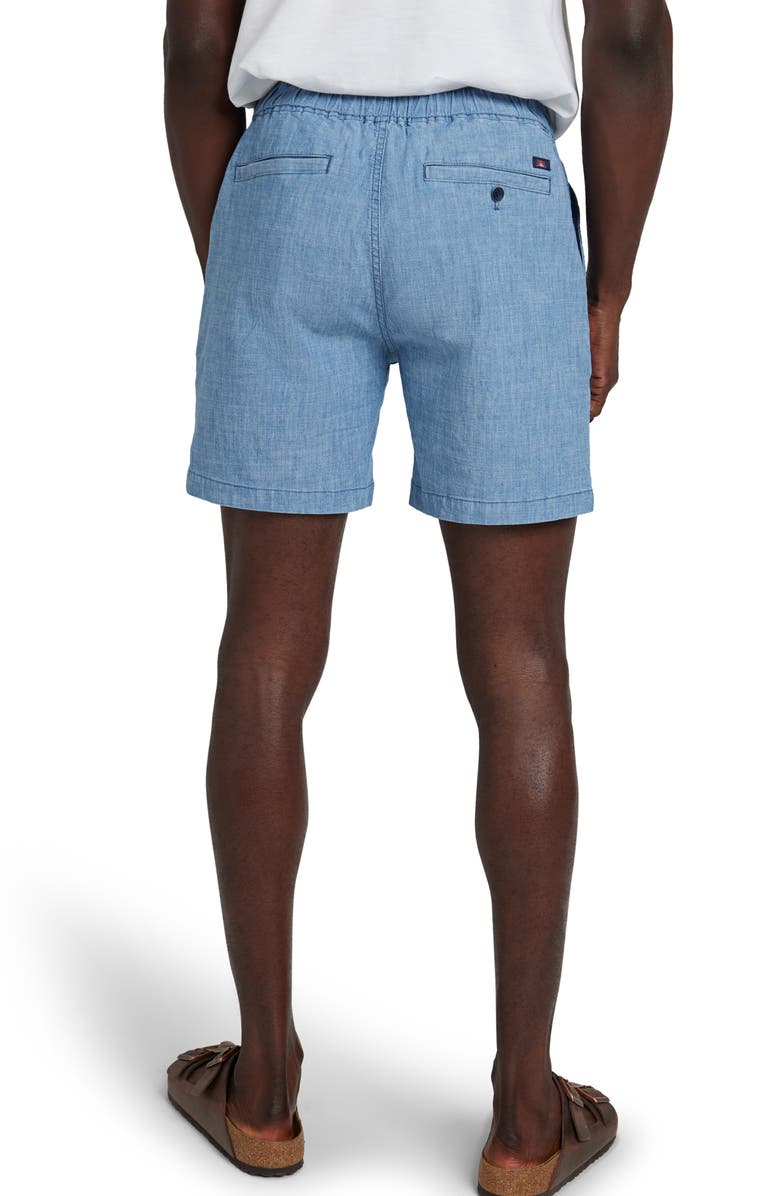 Faherty Essential Chambray Shorts, Alternate, color,
