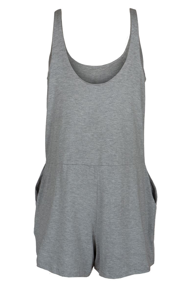 The All-Day Lounge Romper, Alternate, color, HEATHER GRAY