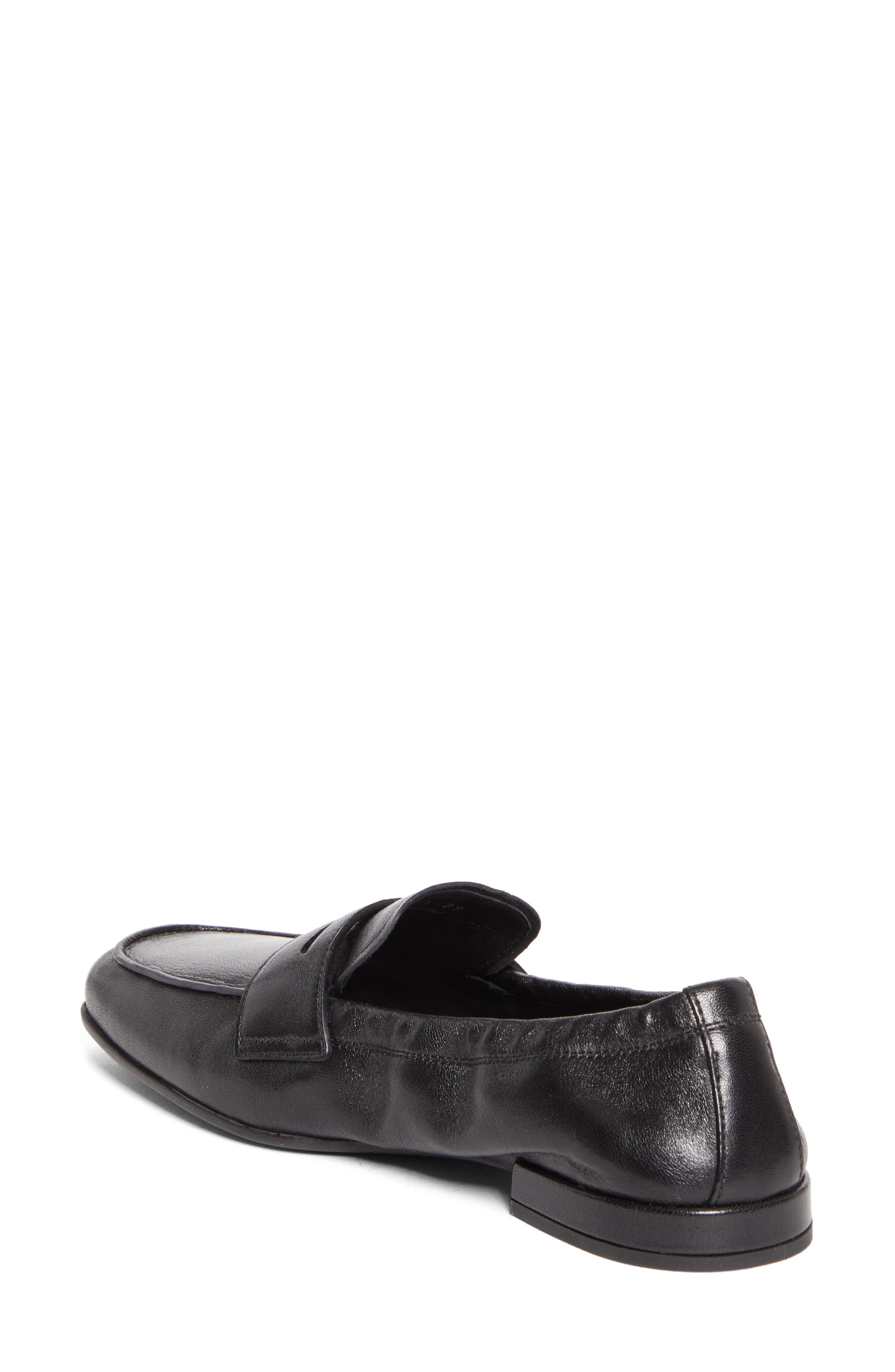 Prada Soft Penny Loafer, Alternate, color, Black