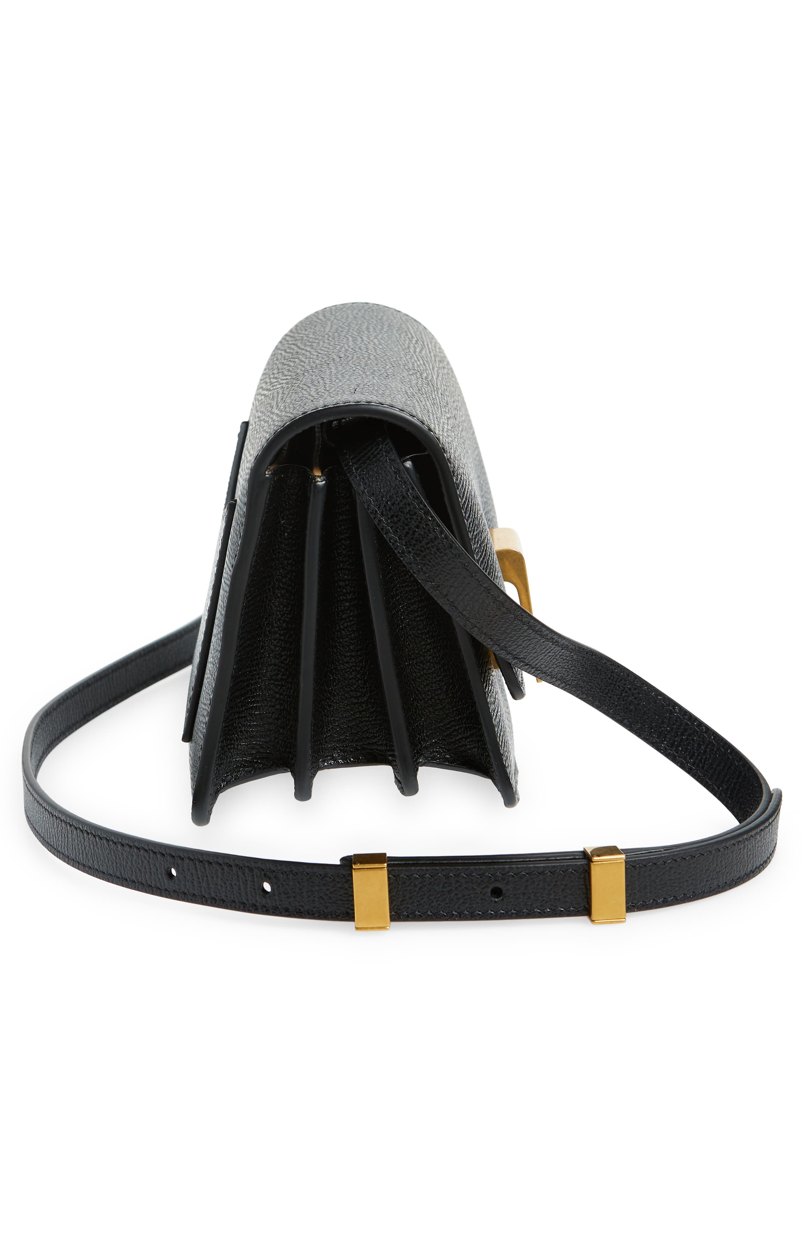 Alaïa Small Le Papa Leather Crossbody Bag, Alternate, color, 