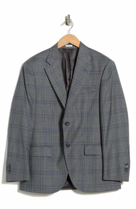 Peter Millar Flynn Classic Fit Plaid Wool Sport Coat