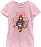 Descendants Girl's Descendants Wicked Wonderland Red Bow Portrait Graphic T-Shirt