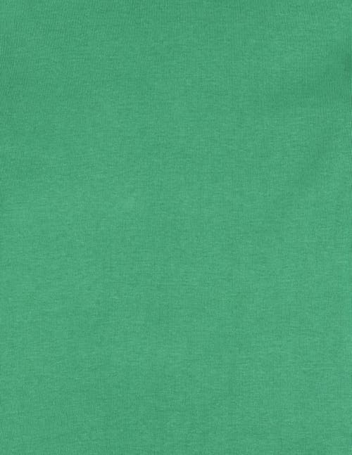 Leveret Kids Long Sleeve T-shirt, 100% Cotton, Solid Colors In Green