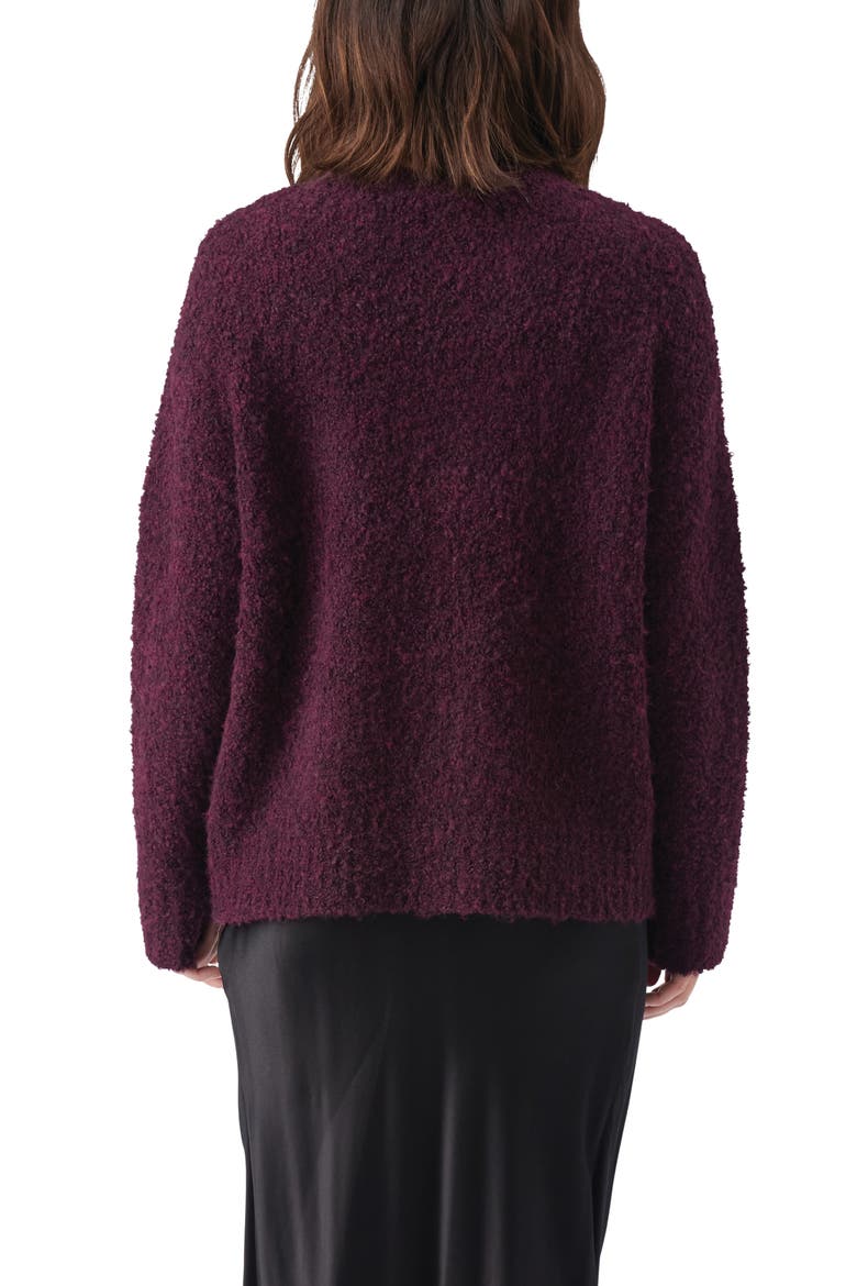 Theo Cosy Knit, Alternate, color, Burgundy