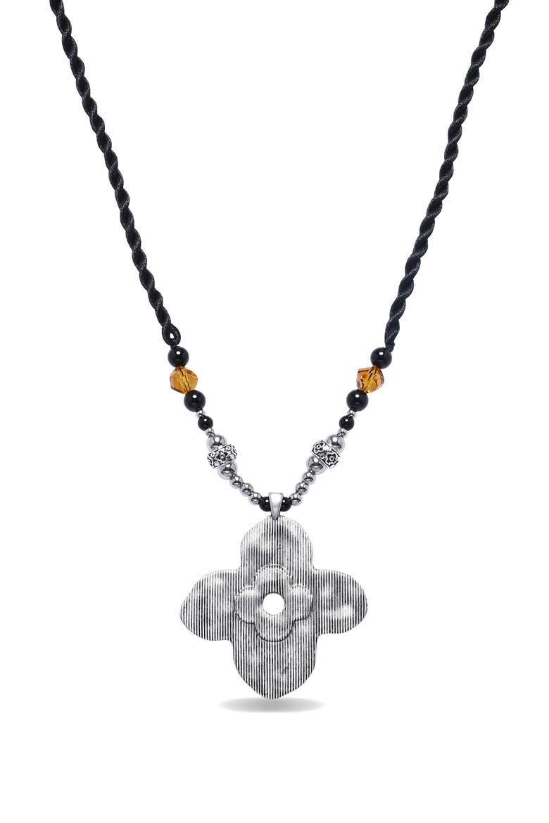 Vanessa Pendant Necklace, Main, color, SILVER