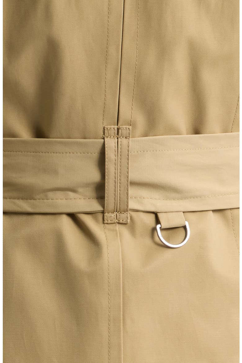 Single Breasted Trench Coat with Removable Hood, Alternate, color, BRITISH KHAKI