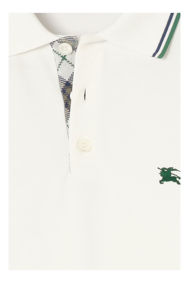 Cotton Blend Tennis Polo Shirt, Alternate, color, Chalk white