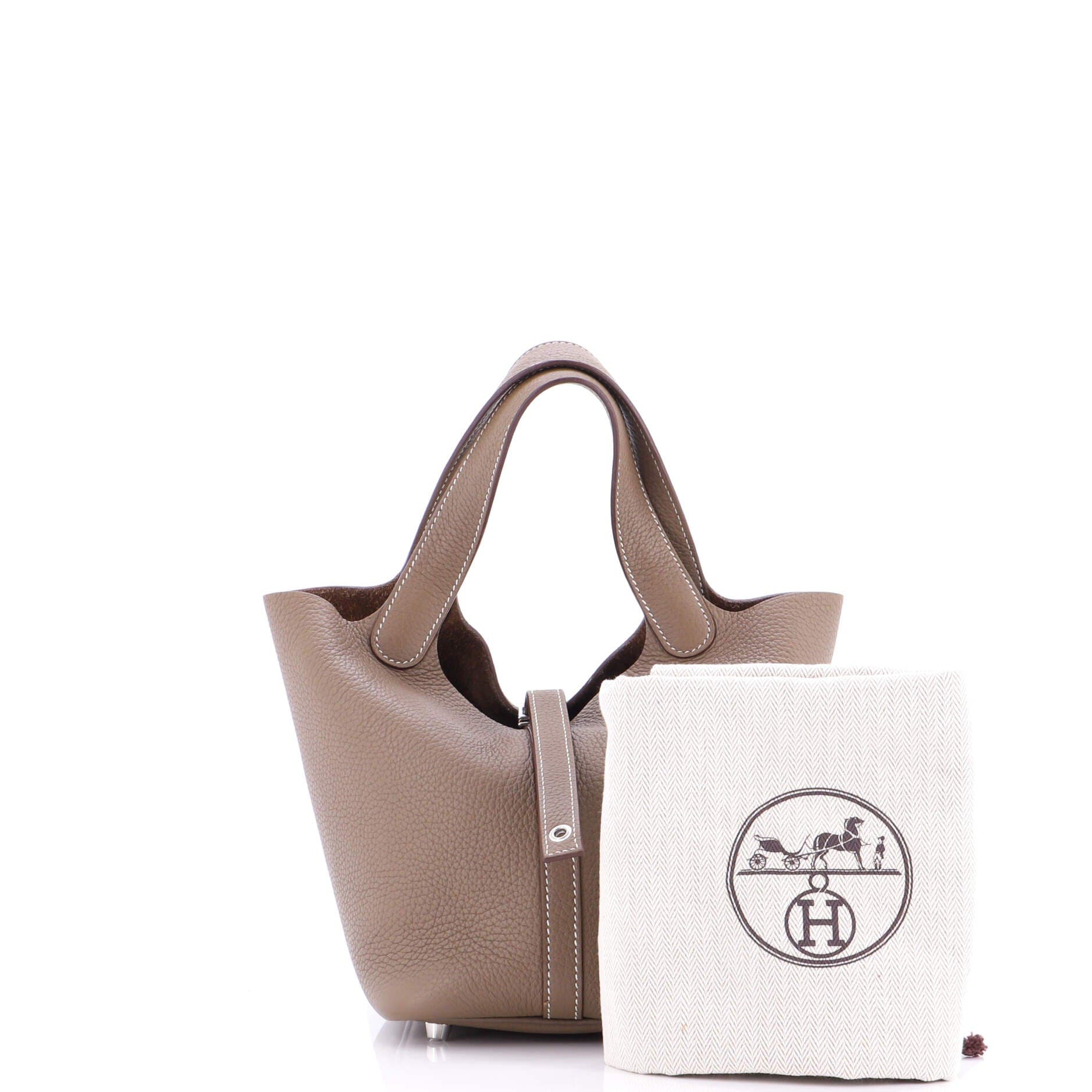 Pre-Owned Hermes Picotin Lock Bag Clemence PM, Alternate, color, 