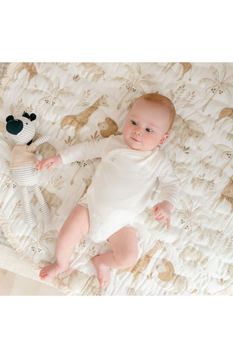 CRANE BABY Plush Cotton Stuffed Animal, Alternate, color, Black/ White