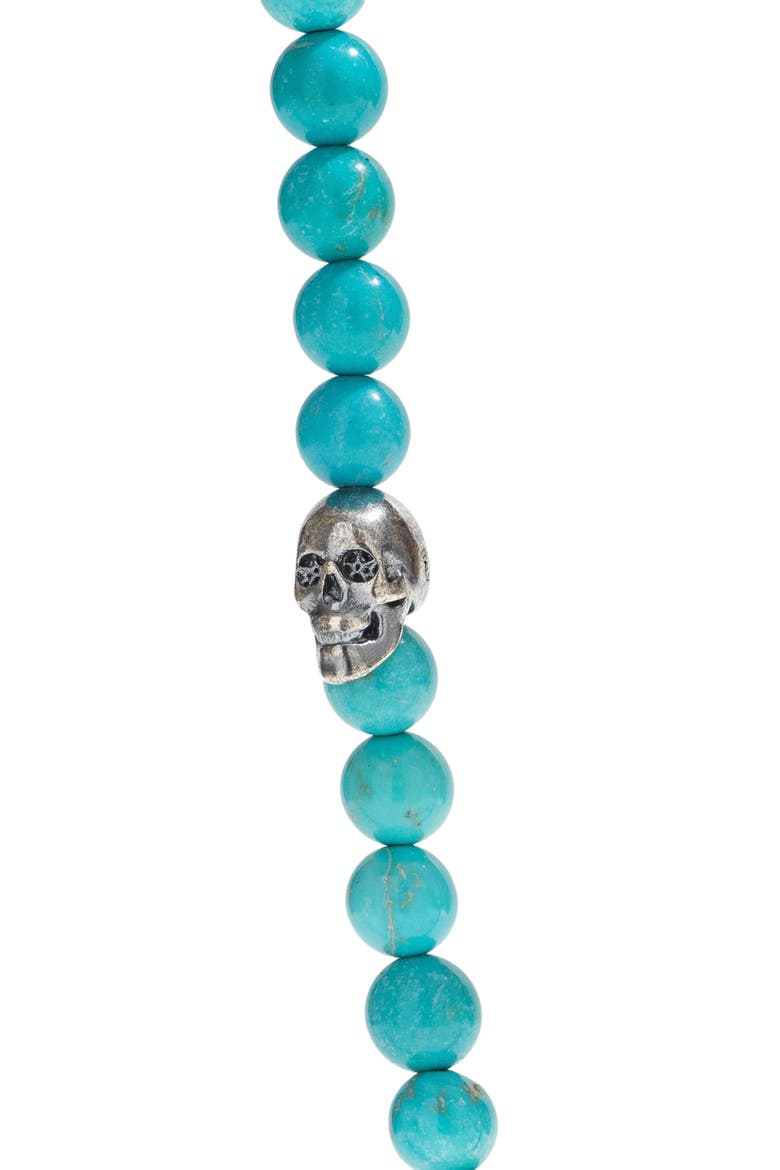 Turquoise Bead Necklace, Alternate, color, TURQUOISE