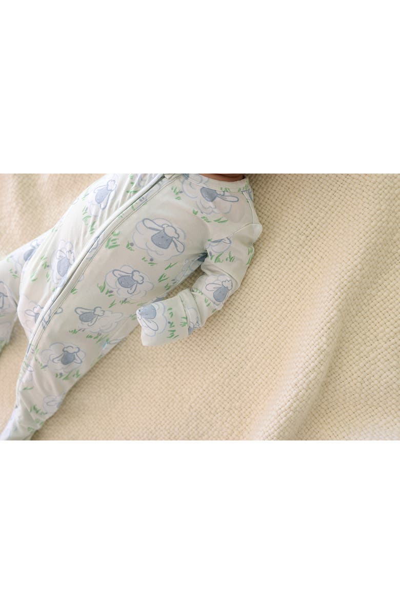 Posh Peanut Paul Convertible Zip Footie, Alternate, color, Green