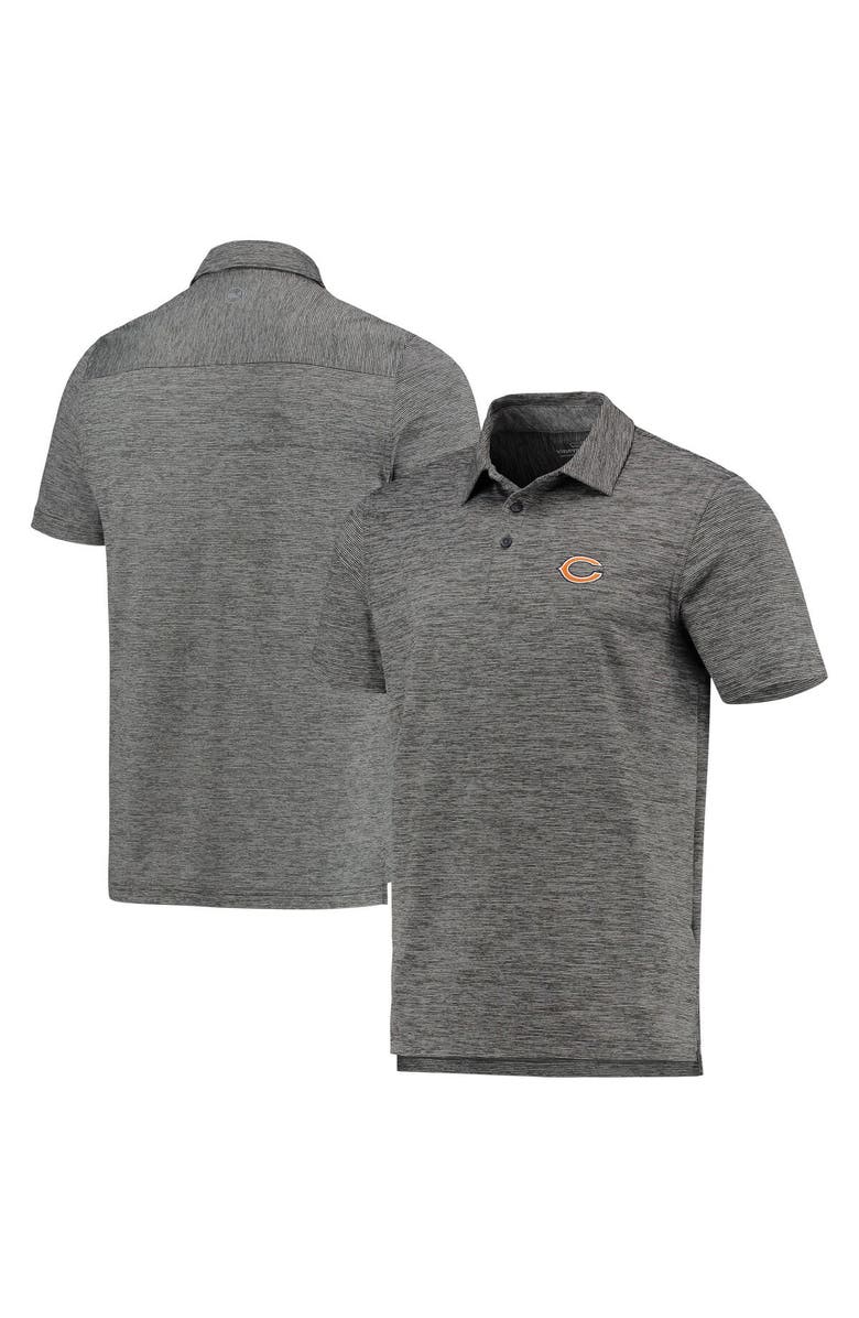 vineyard vines Men's Vineyard Vines Charcoal Chicago Bears Destin Stripe Sankaty Polo, Main, color,