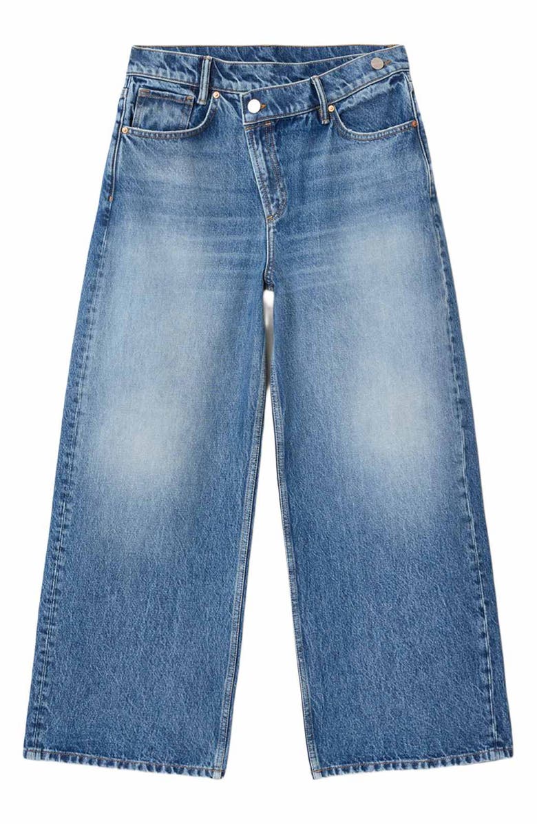 AllSaints Aki Crossover Wide Leg Jeans, Alternate, color, 