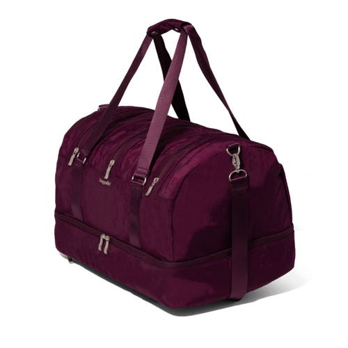 Baggallini Multizip Convertible Duffel In Mulberry