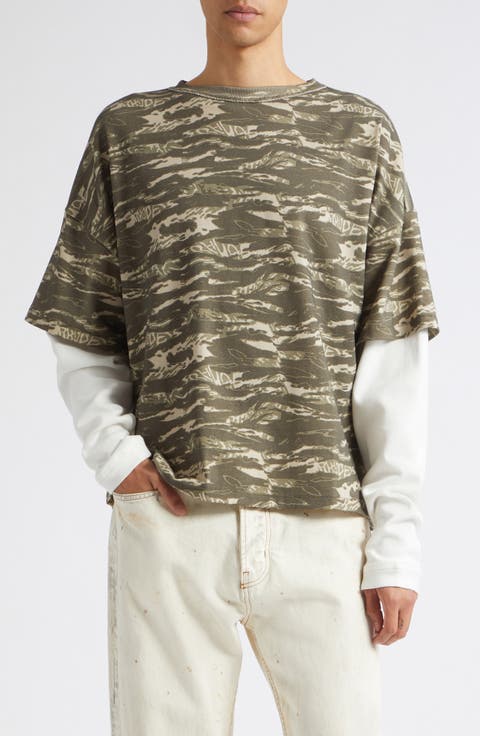 Tiger Camo Double Layer T-shirt
