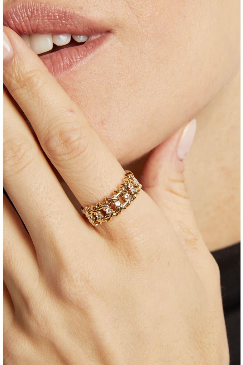 Kinetic Estate Ring, Alternate, color, Yellow Gold Vermeil
