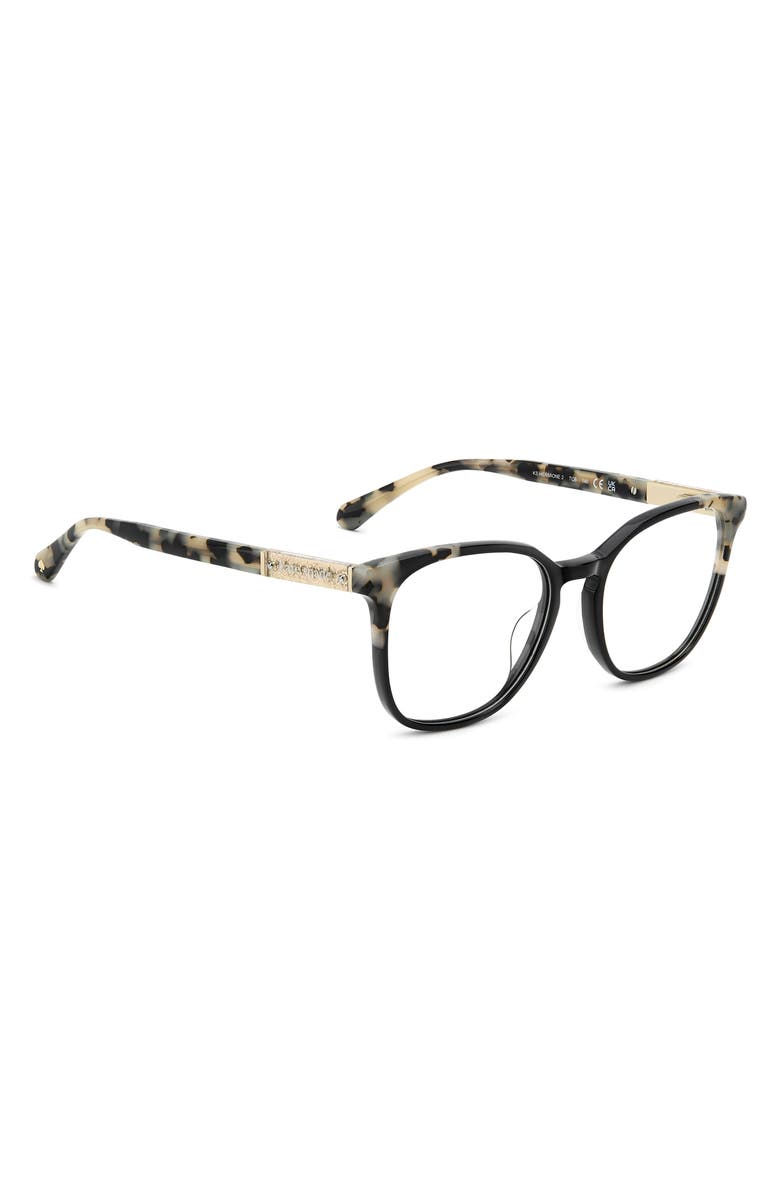 Kate Spade New York hermione 52mm square optical glasses, Alternate, color,