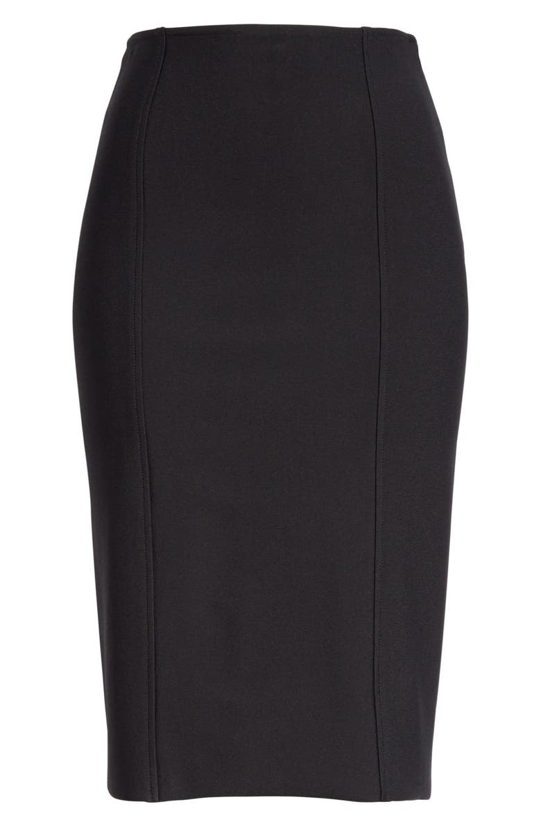 St. John Collection Sculpted Milano Knit Pencil Skirt, Alternate, color, 