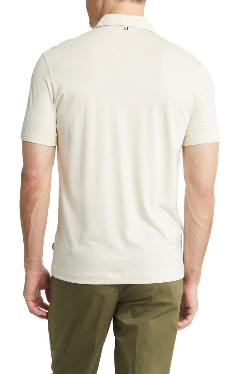 BOSS Press Solid Lyocell Blend Polo, Alternate, color,