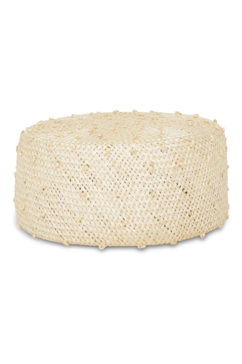 Lauren Knotted Straw Pillbox Hat, Main, color, NATURAL KNOTTED