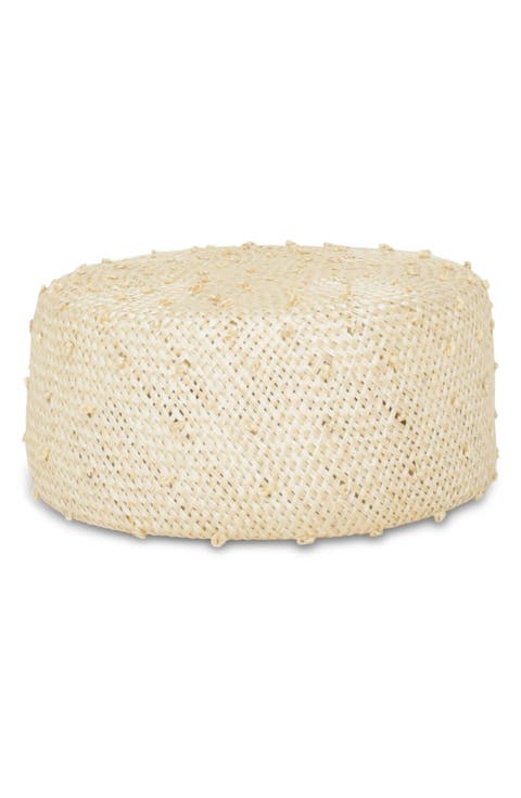Lauren Knotted Straw Pillbox Hat