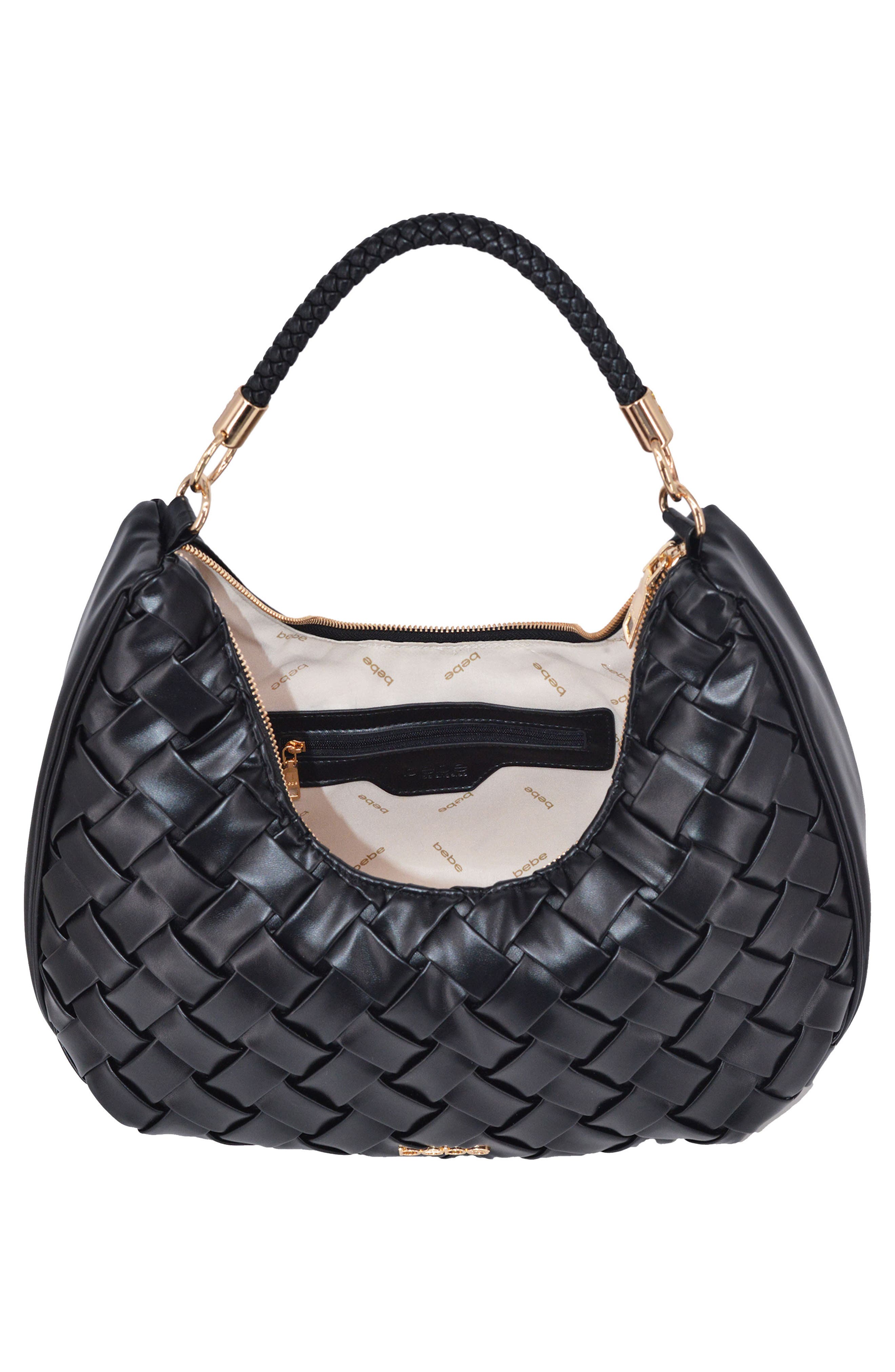 bebe Luca Hobo Bag, Alternate, color, Black