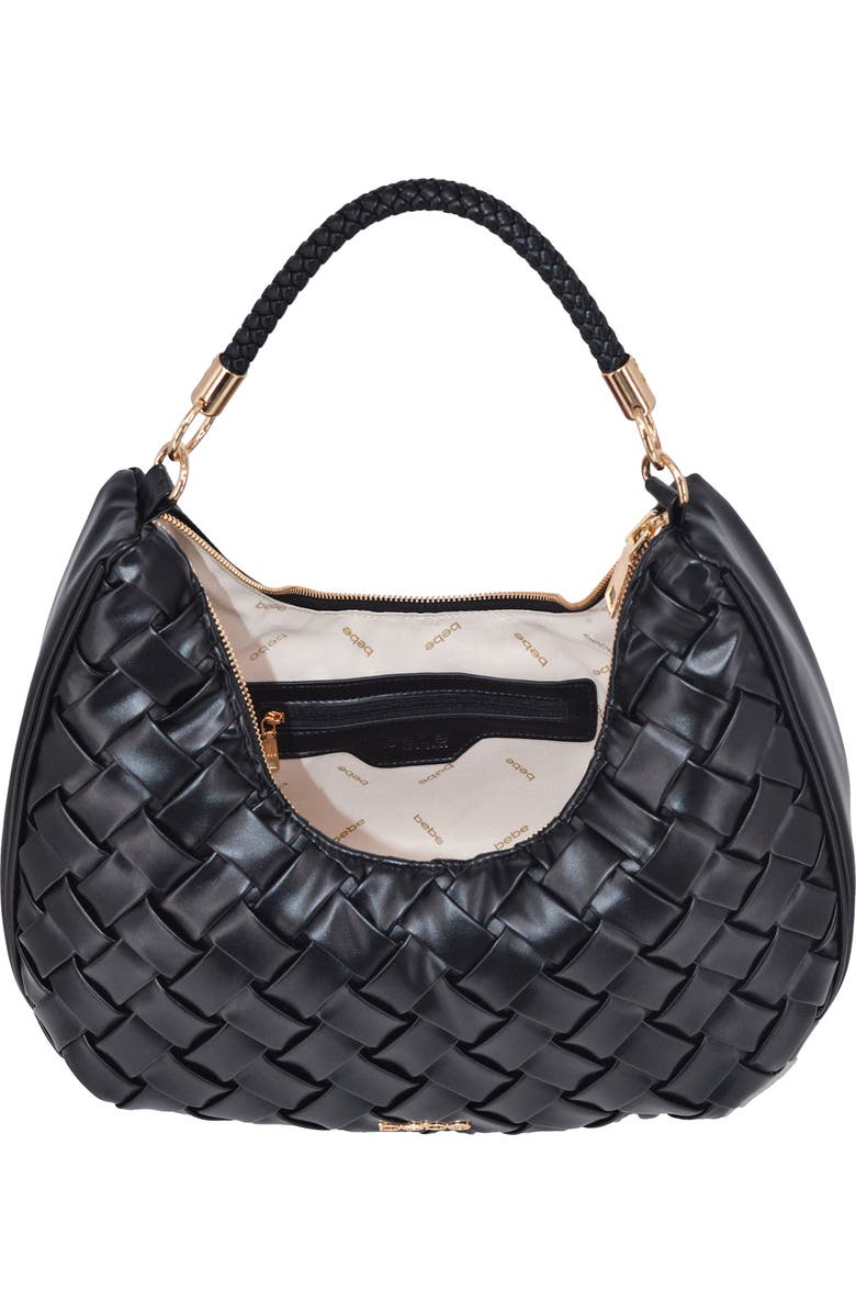 bebe Luca Hobo Bag, Alternate, color, Black