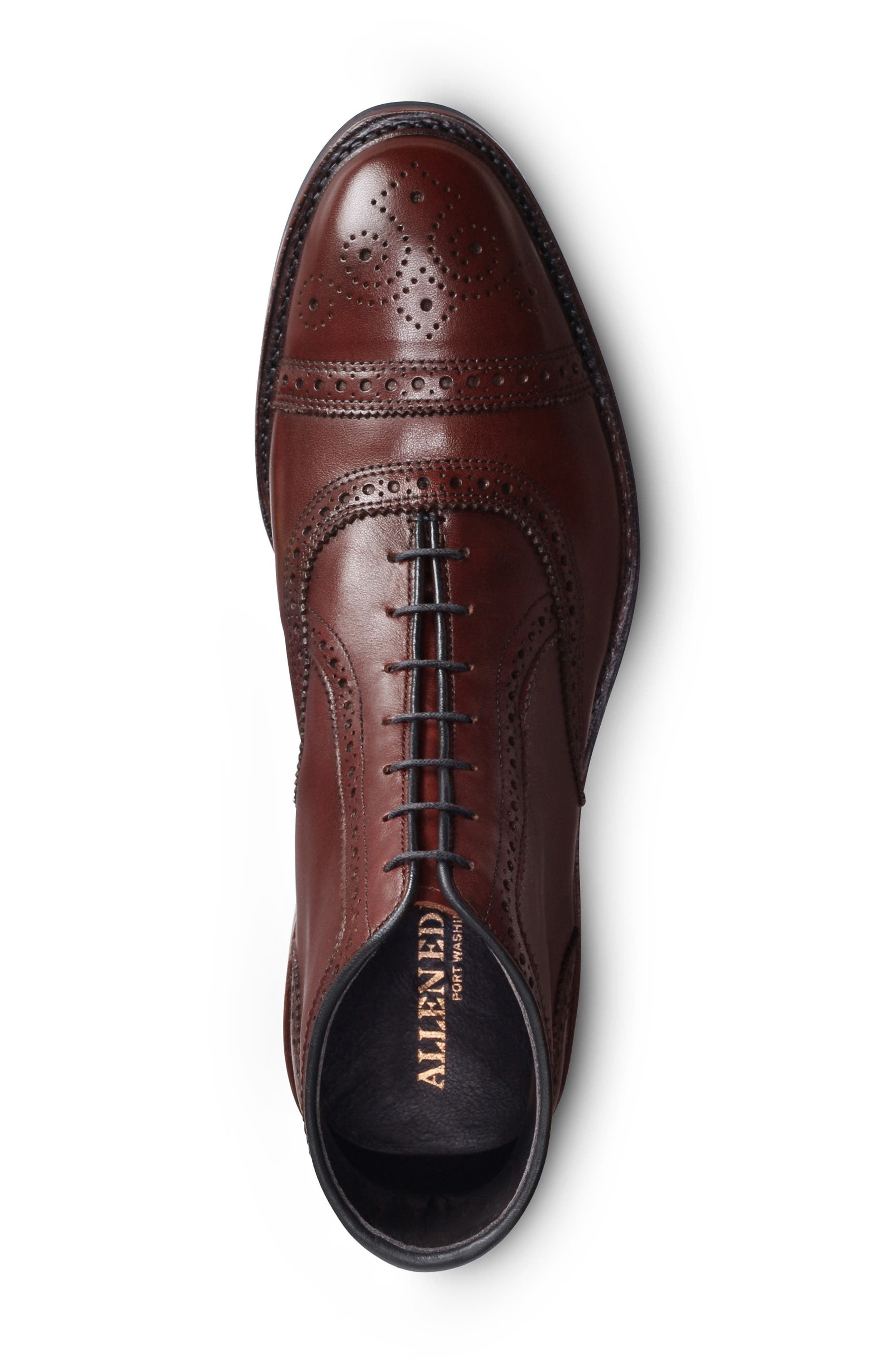 Allen Edmonds Hamilton Wingtip Waterproof Chukka Boot, Alternate, color, Chili Leather