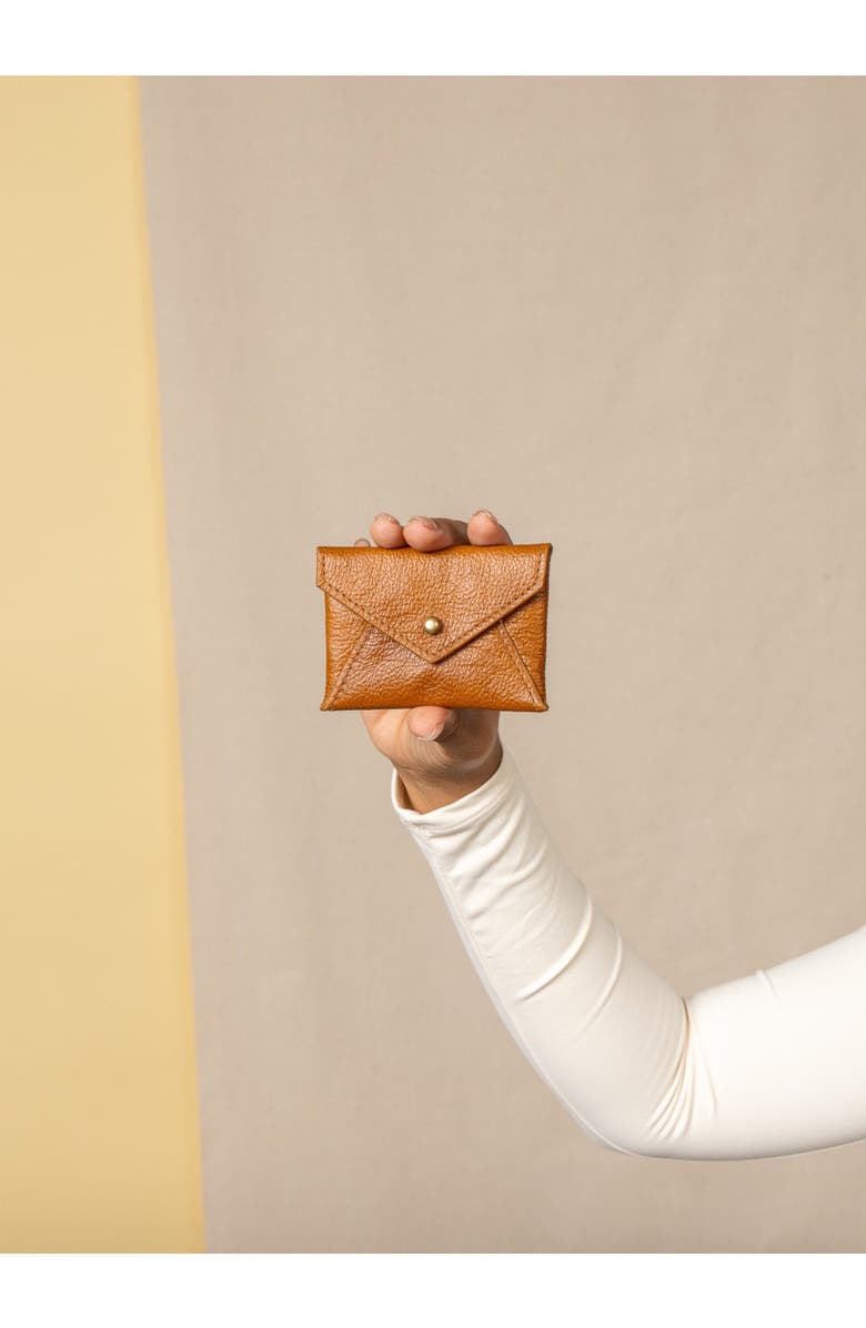 Deux Mains Coin Pouch, Alternate, color, Cognac