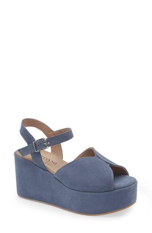 Cordani Jenna Platform Wedge Sandal In Blue