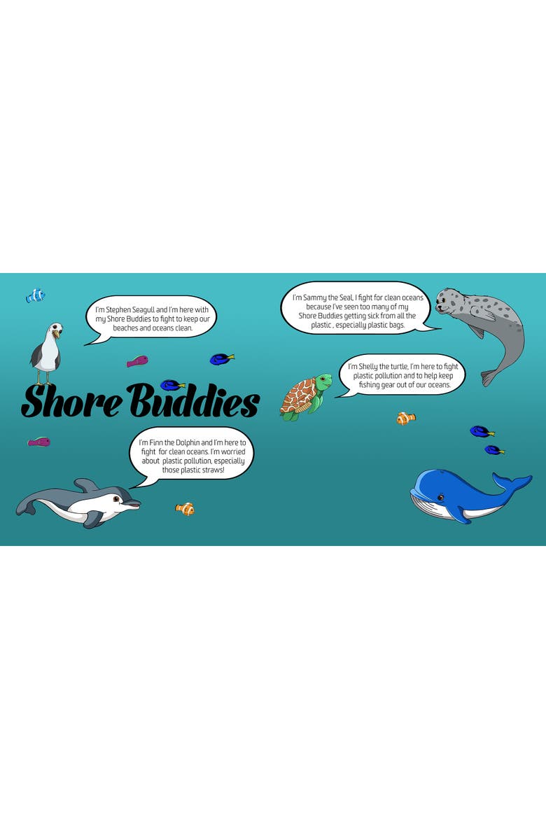 'Shore Buddies & The Plastic Ocean Children's Hardcover Picture Book 35, Alternate, color, Multicolored