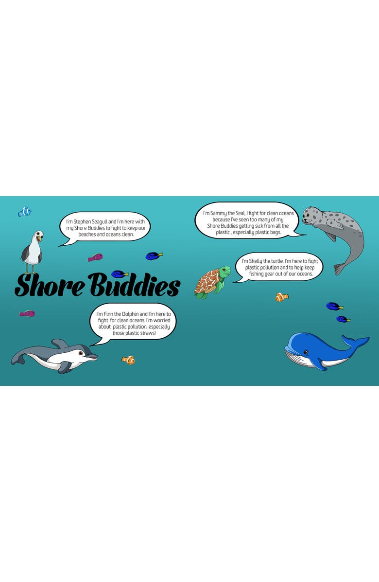 Shore Buddies 
The Plastic Ocean Children
S Hardcover Picture Book 35, Alternate, color, Multicolored
