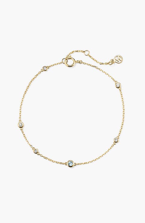Gemstone Station Bracelet