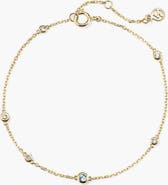MEJURI Gemstone Station Bracelet