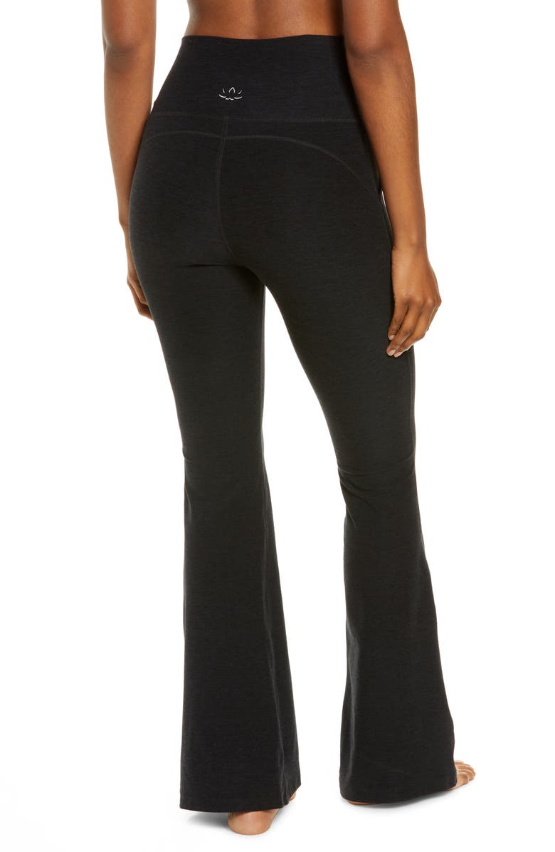 Beyond Yoga Space Dye High Waist All Day Flare Leggings, Alternate, color, 