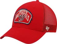 '47 Men's '47 Red Washington Nationals Cledus MVP Trucker Snapback Hat