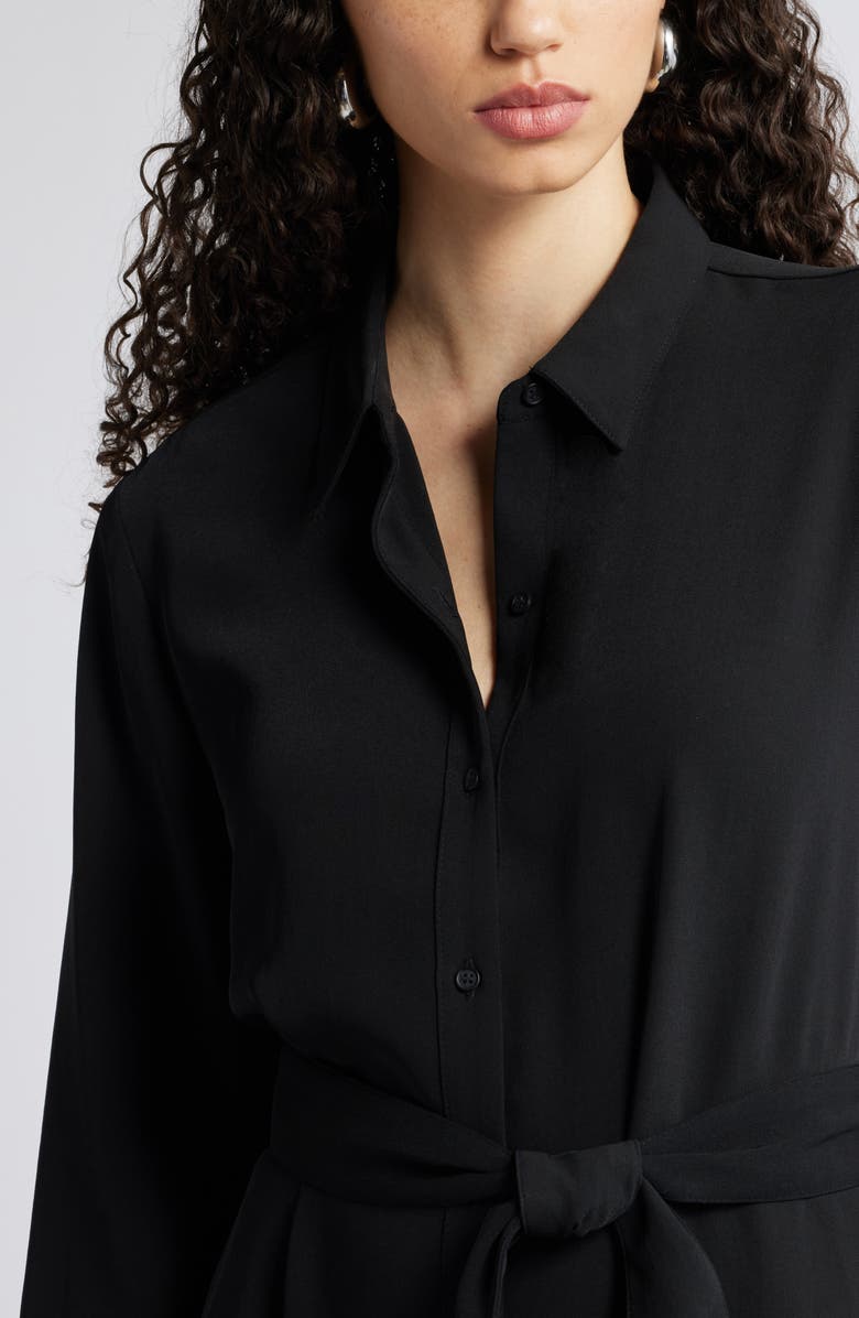 Nordstrom Long Sleeve Belted Shirtdress, Alternate, color,
