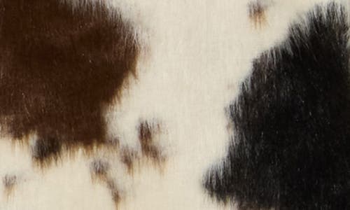 Bernardo Cow Print Faux Fur Jacket In Neutral