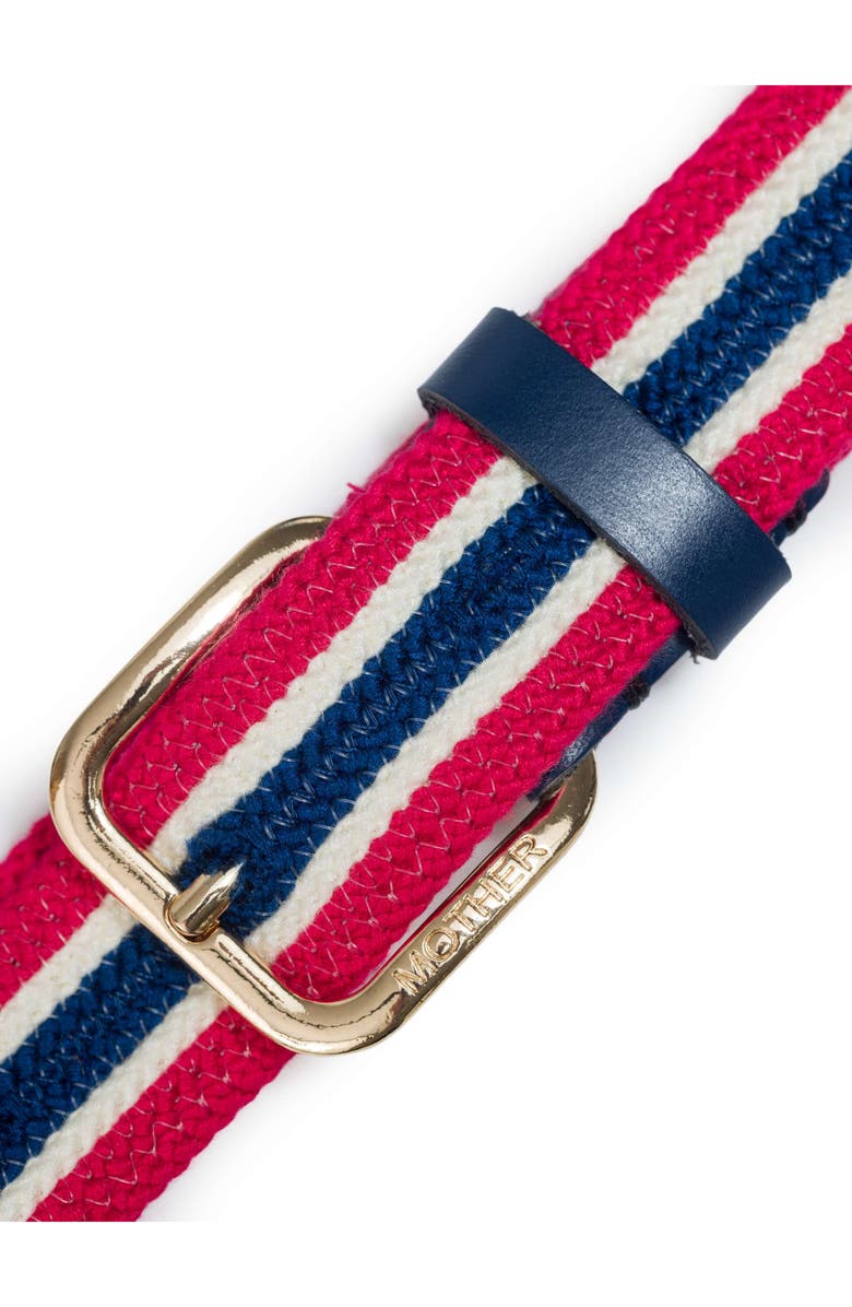 MOTHER The Braided Belt, Alternate, color, Good Game Navy