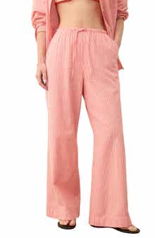 Marine Layer Seersucker Wide Leg Pants