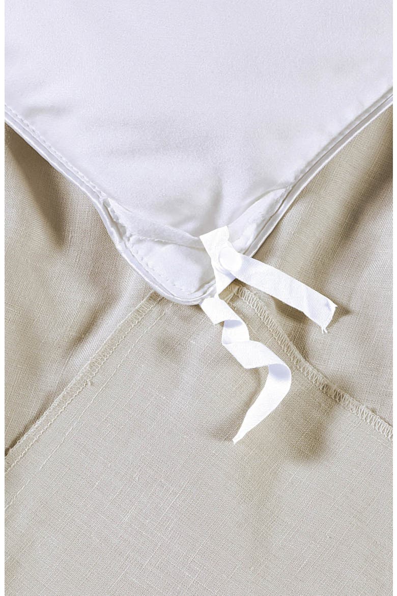 French Linen Duvet Cover, Alternate, color, FOG