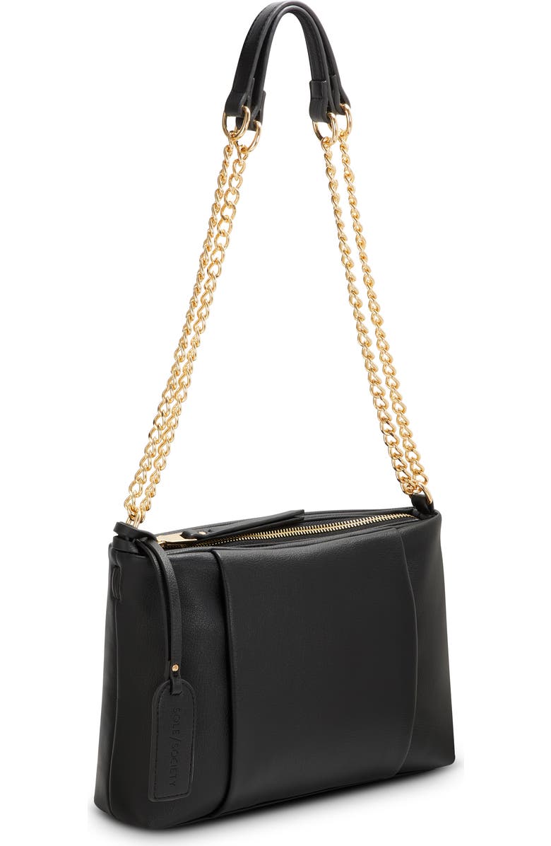 Sole Society Fayth Faux Leather Crossbody Bag, Alternate, color,