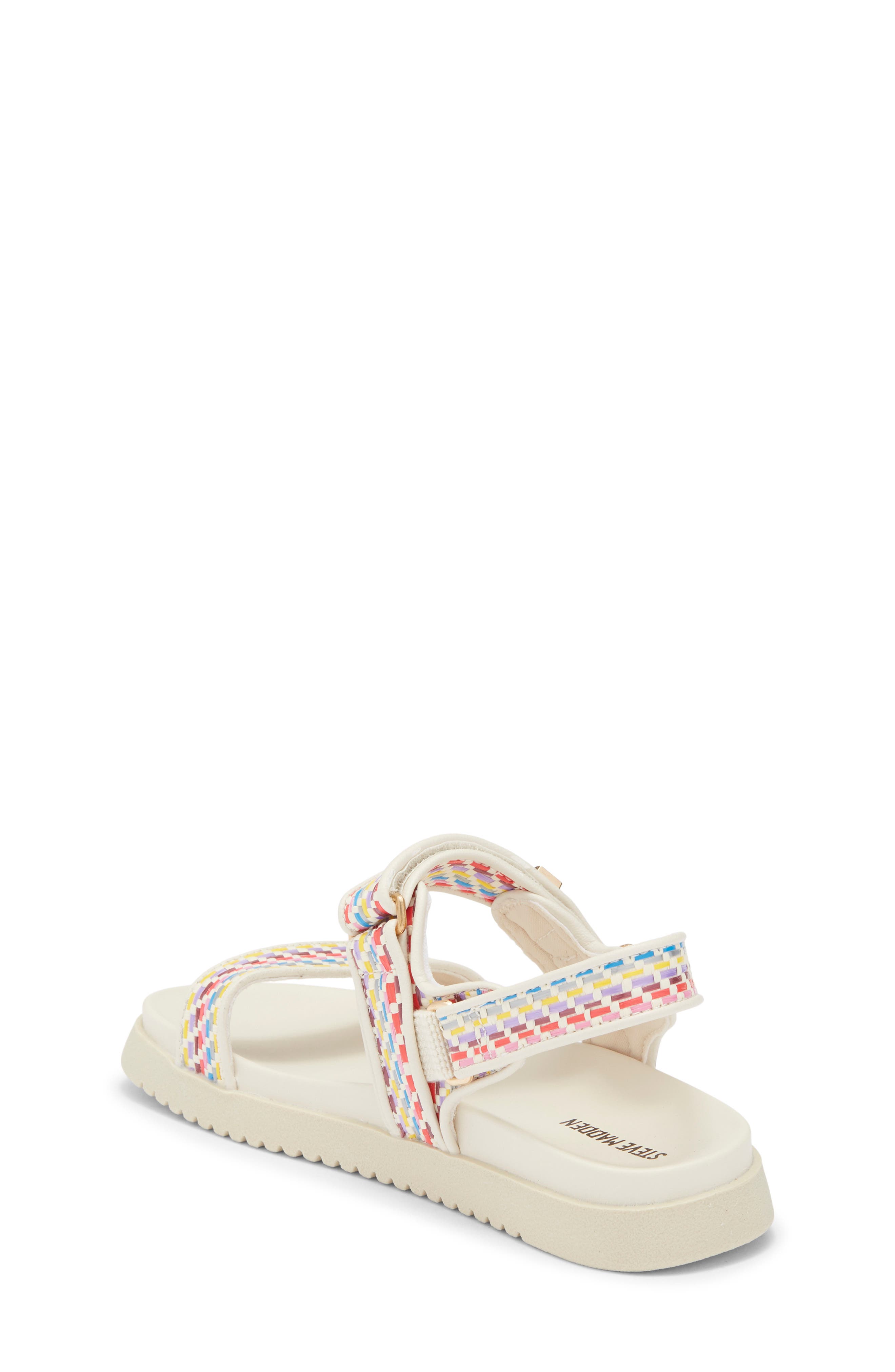 Kids' JBreen Platform Sandal, Alternate, color, STRIPE/ MULTI