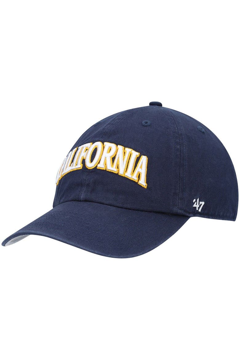 Script California Bears Men's '47 Navy Cal Bears Archie Script Clean Up Adjustable Hat (Men ...