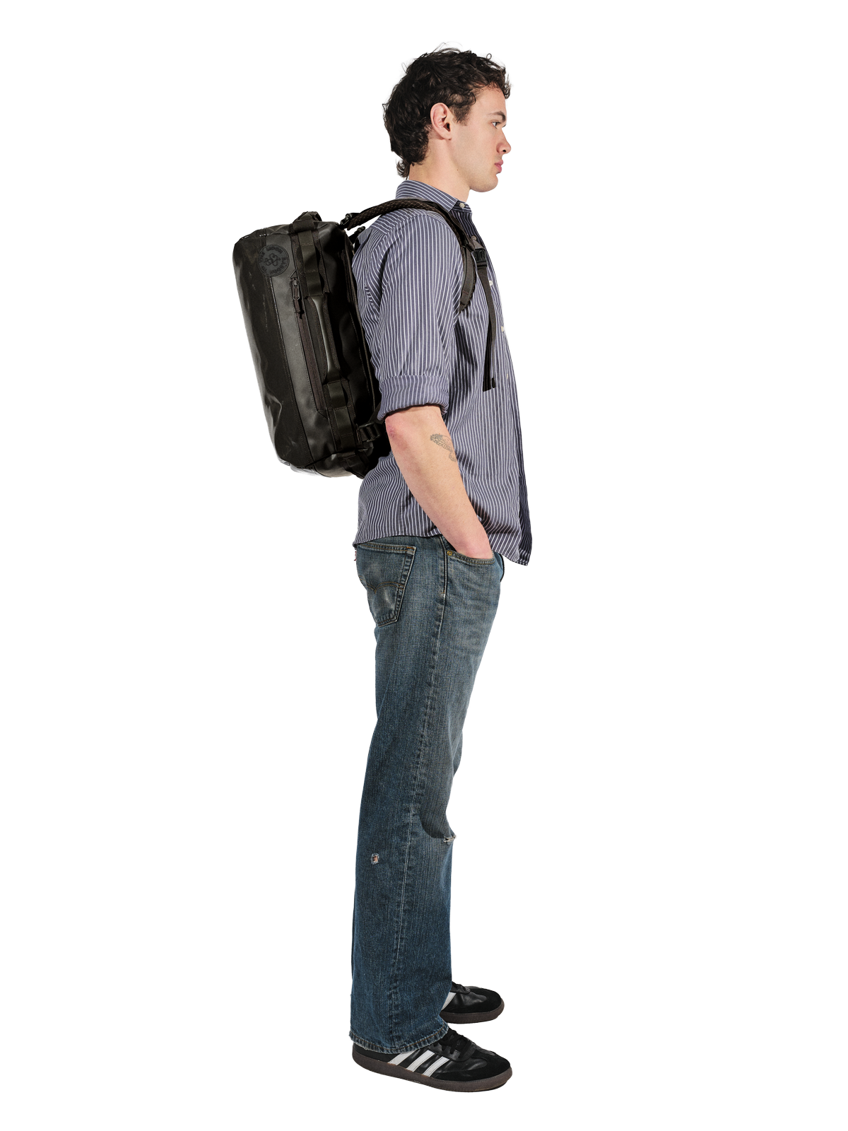 Baboon to the Moon New Go-Bag Duffle Mini 32L, Alternate, color, Black