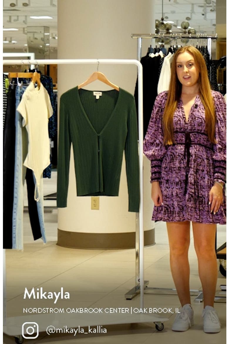 Two-Button Rib Cardigan video