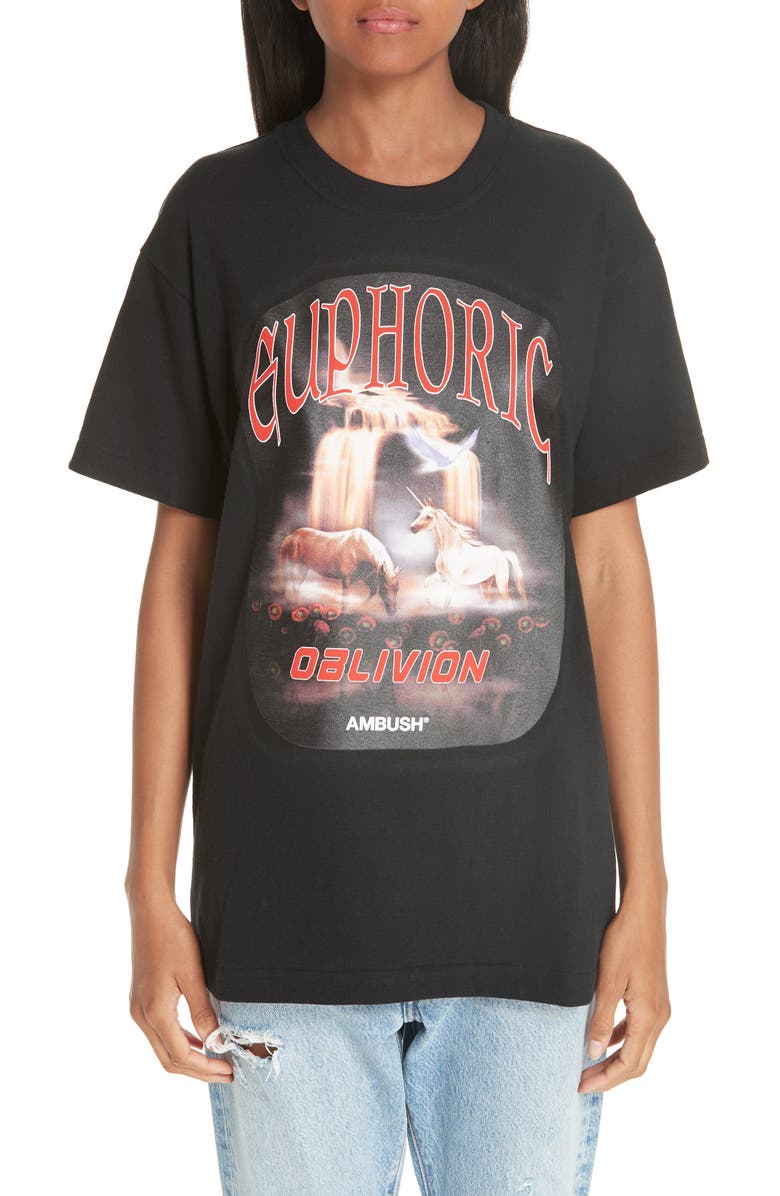 Ambush Unicorn Print Tee, Main, color,