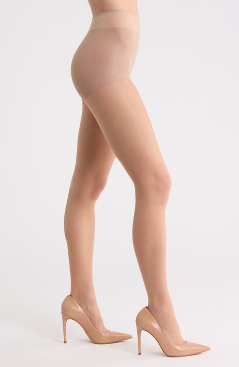 2-Pack Sheer Control Top Pantyhose