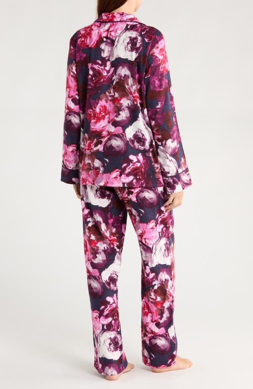 Ted Baker London Flannel Long Pajamas In Pink